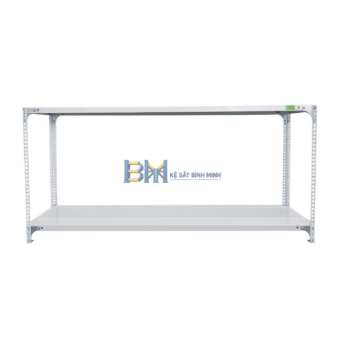 Kệ sắt v lỗ 2 tầng