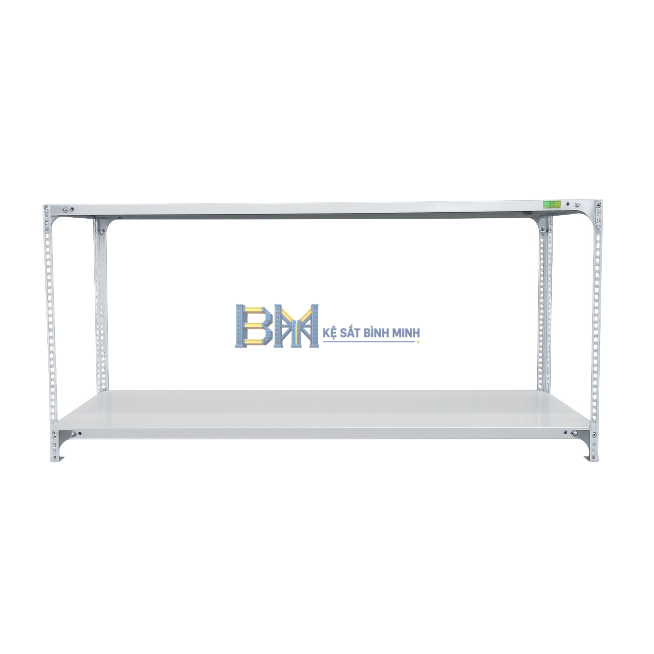 Kệ sắt v lỗ 2 tầng
