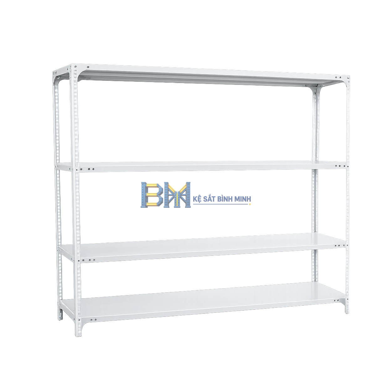 Kệ sắt v lỗ 3 tầng