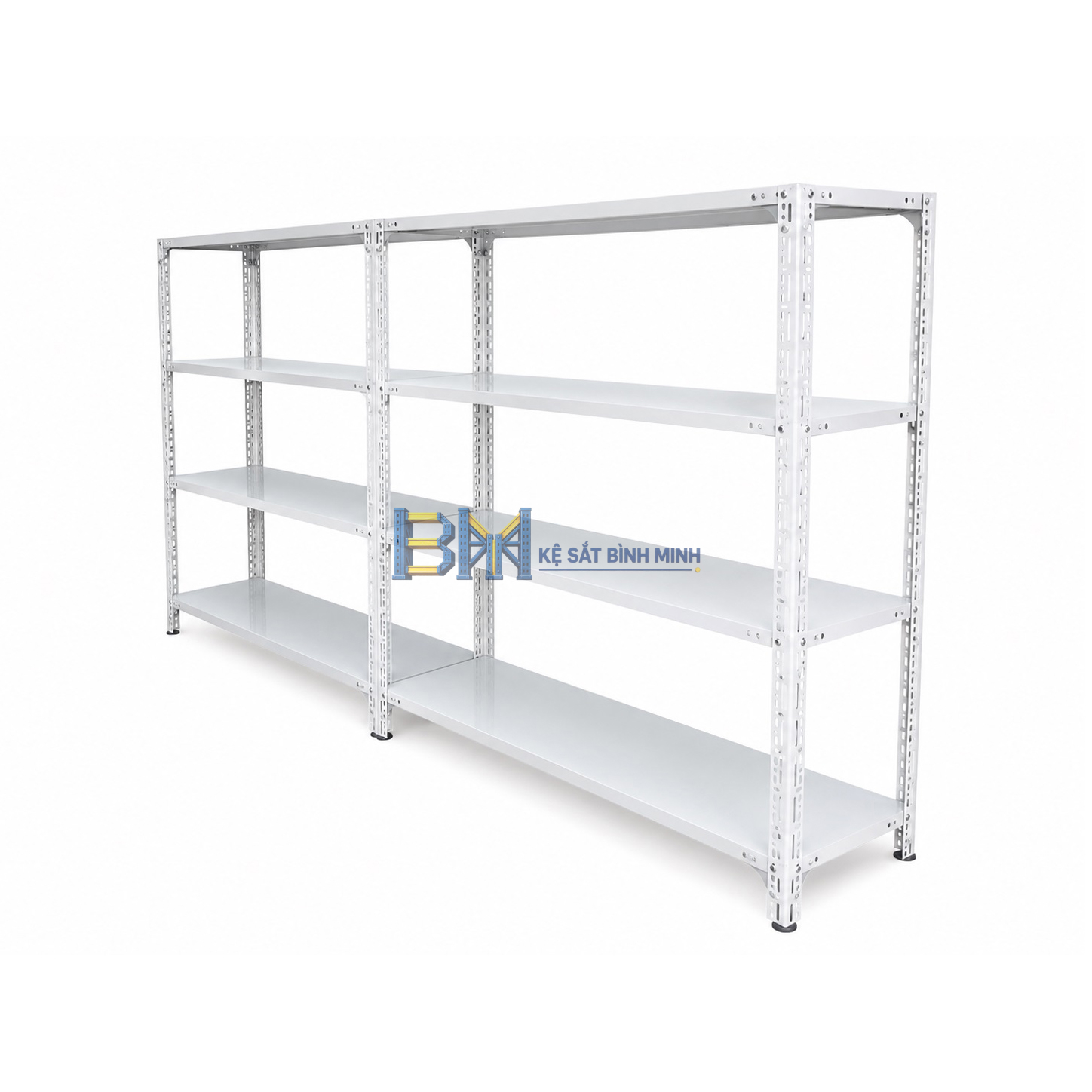 Kệ sắt v lỗ 4 tầng
